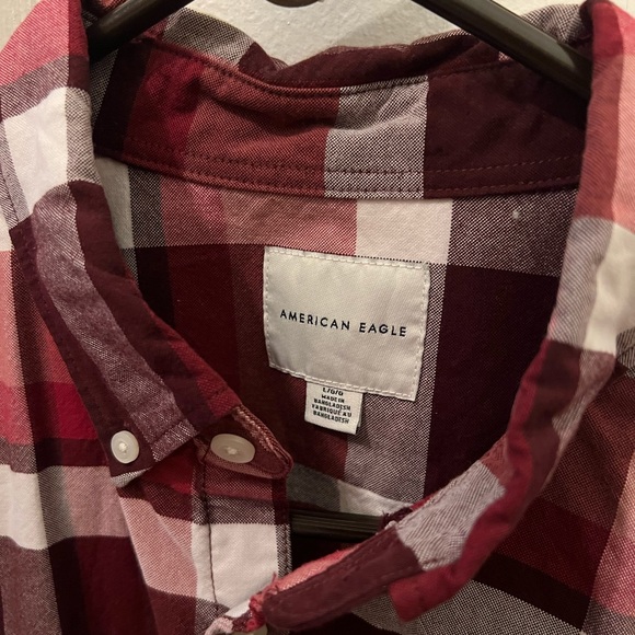 Mens Medium American Eagle Button Down - Picture 2 of 3